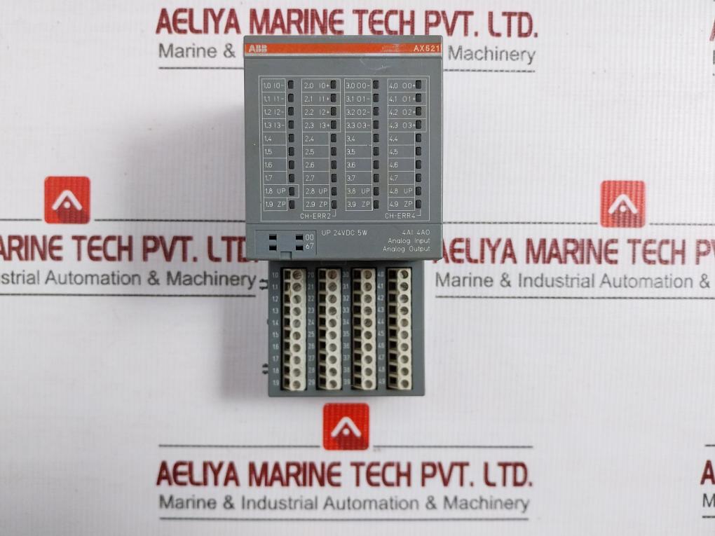 Ax521 B0 Analog Input/Output Module 24Vdc 5W Abb
