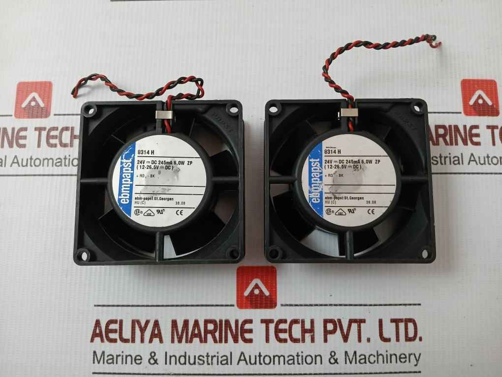 Axial Fan 24V---dc 245Ma 6,0W Zp Ebmpapst 8314H