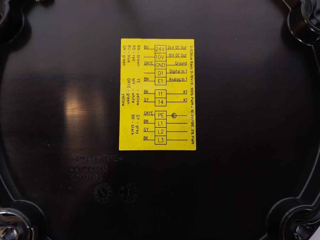 Axial Fan With 380-480V 50/60Hz Ziehl-abegg Fn080-zkq.Dg.V5P4