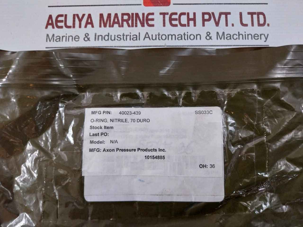 Axon 40023-439 O-ring Nitrile 70 Duro