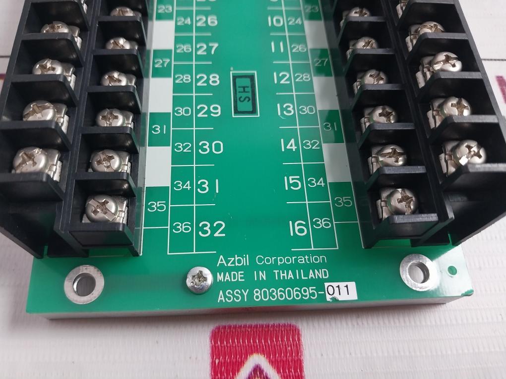 Azbil 80360695-011 Terminal Block Has-rtp00 Rtp411-6