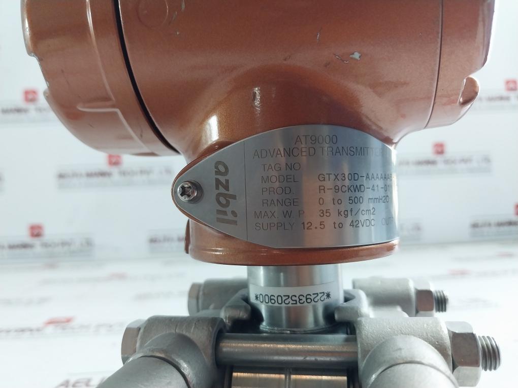 Azbil At9000 Advanced Transmitter Gtx30D-aaaaaab-axxxxax-r1T1W1 35 Kgf/Cm2 V3.4