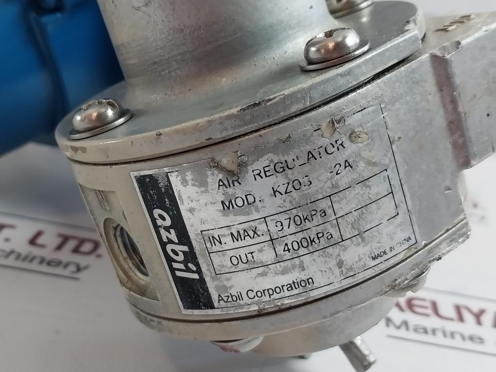 Azbil Avp301 Smart Valve Positioner With Air Regulator Kz03-2A 1.4-7.0 Kgf/Cm2