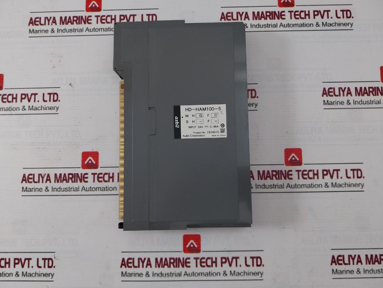 Azbil Hd-ham100-5 I/O Module System With Cabling Set Has-rsl50 24V 0.48A