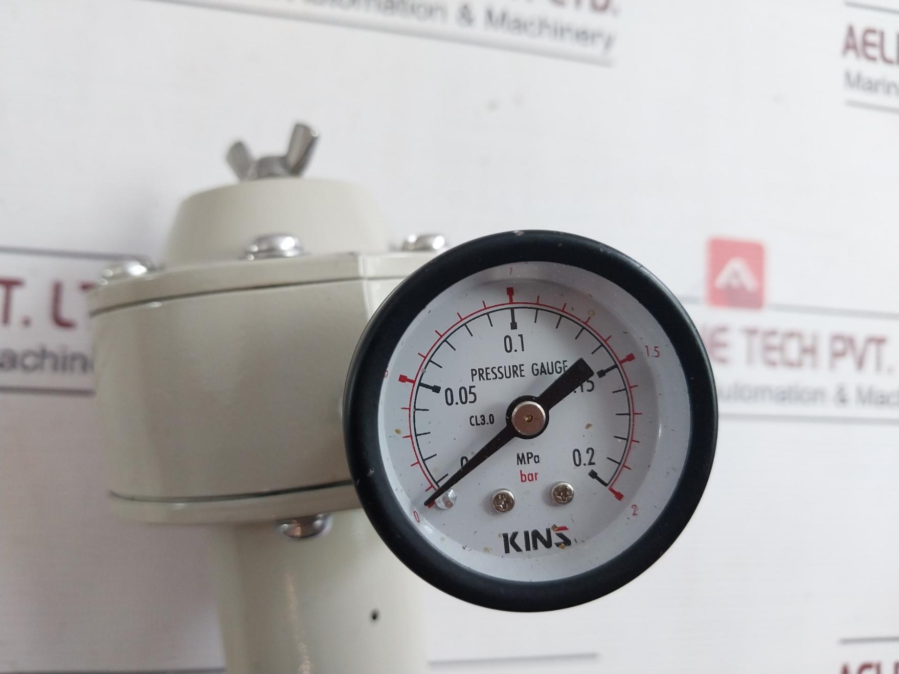 Azbil Kz03 -1A Air Pressure Regulator With Filter 0 To 0.2 Mpa