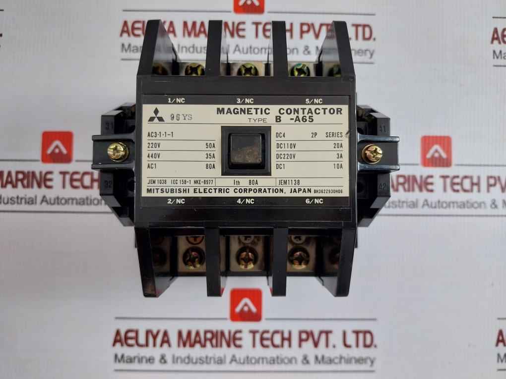 B-a65 Mitsubishi Electric Ith-80A Magnetic Contactor
