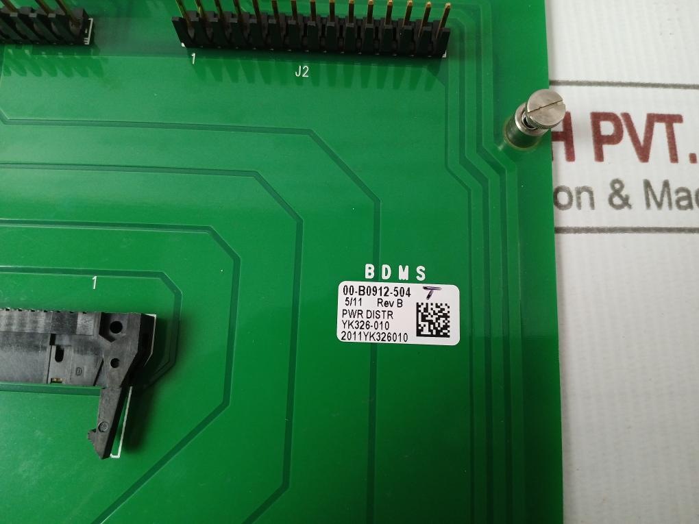 B.D.M.S. 300382A Backplane Pcb Card 2011Yk326010 Rev B Pnc-6