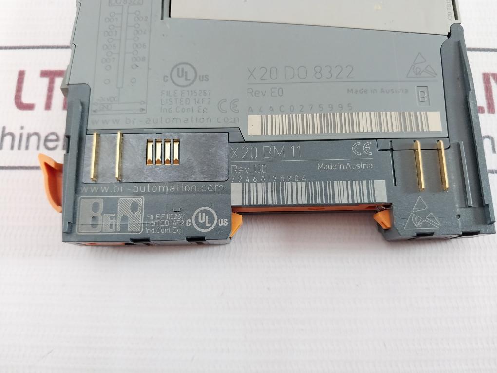 B&R X20 Do 8322 Digital Output Module Rev E0 +24 Vdc