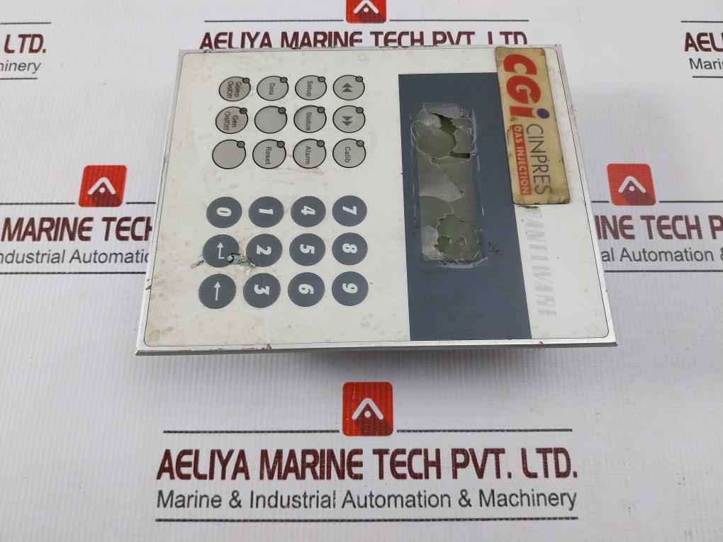 B&r 4b1250.00-490 Panelware Compact Hmi Numeric Keypad Rev-c0 (not Working)