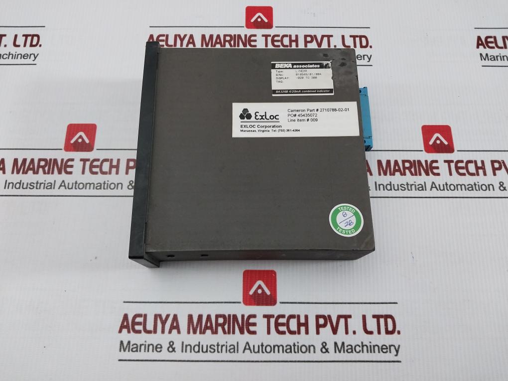 Ba326B Beka Associates 4/20Ma 24 Ohm Linear Combined Indicator