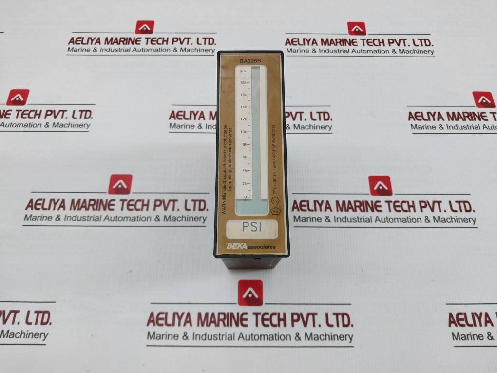 Ba326B Linear Combined Indicator 0-20Kpsi 200Madc Beka Associates