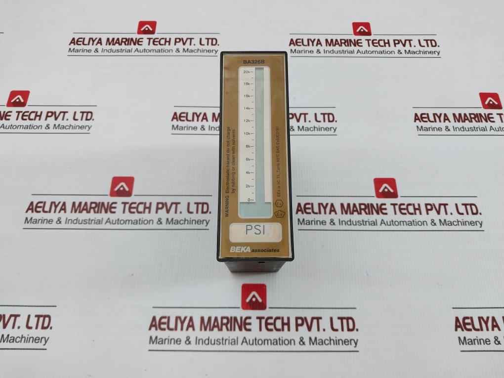 Ba326B Linear Combined Indicator 0-20Kpsi 200Madc Beka Associates