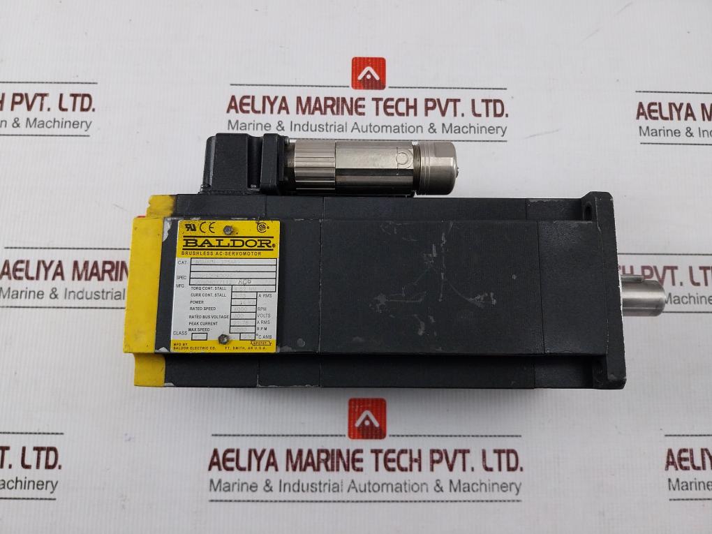 Baldor Bsm80A-375Aa Brushless Ac Servomotor 4.52Nm 4000Rpm 300V