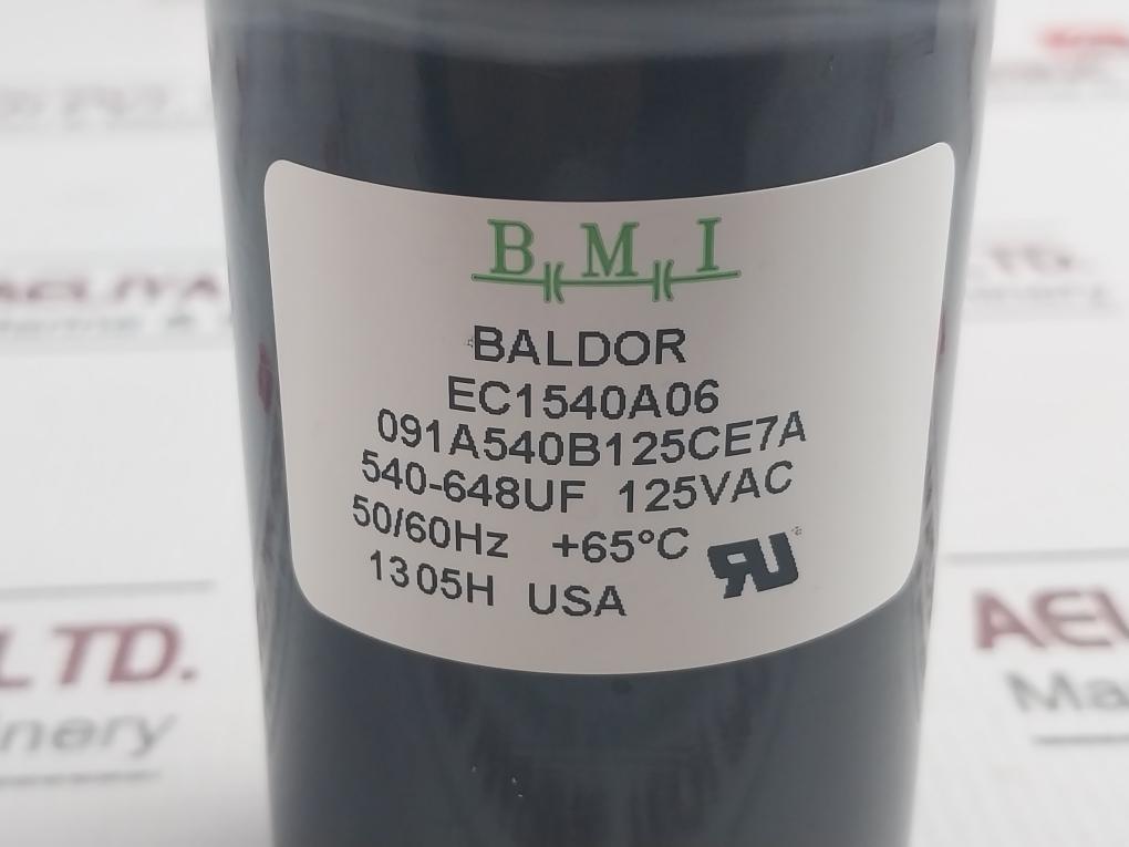 Baldor Ec1540A06Sp Round Start Capacitor Ec1540A06 125Vac 50/60Hz