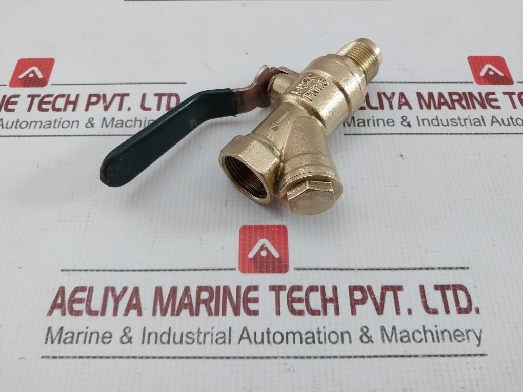 Ball Valve With Strainer Honeywell Pn 1.6