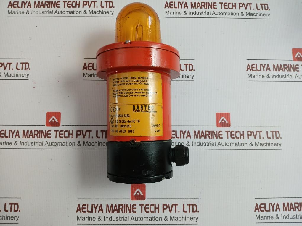 Bartec Flashing Light 07-4838-3383 24Vdc 5Ws