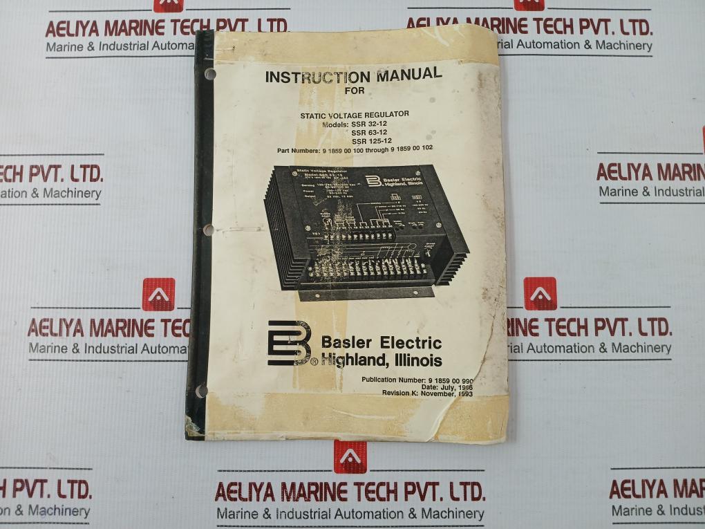 Basler Electric Ssr 125-12