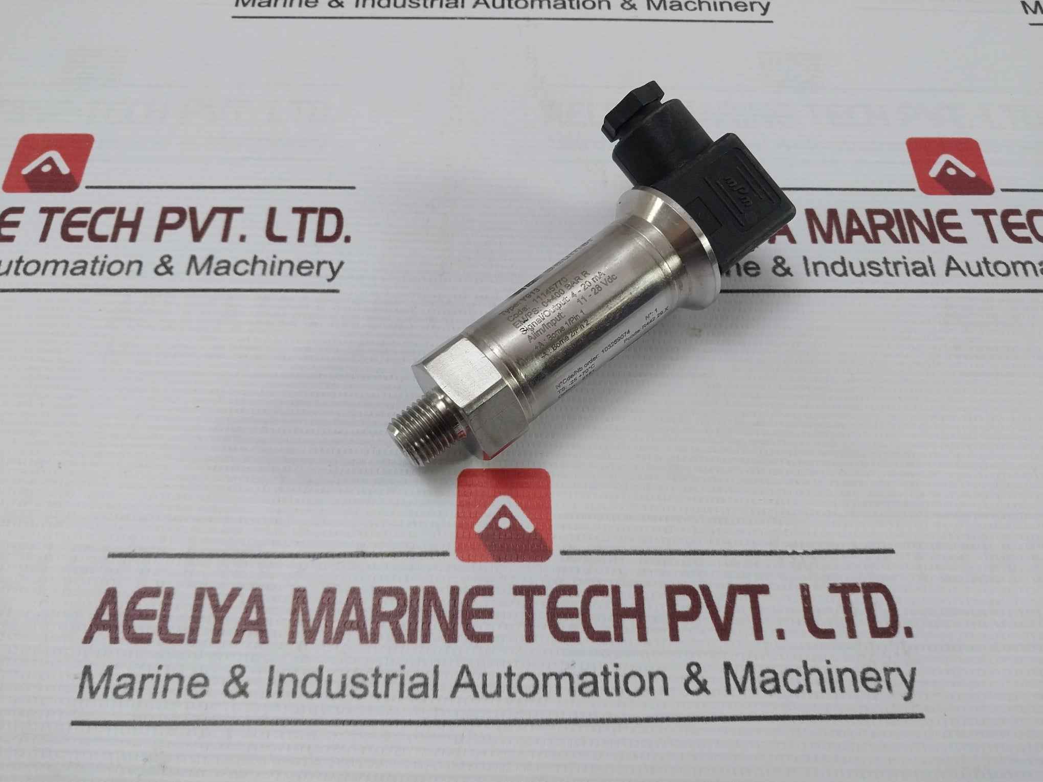 Baumer Y913 Pressure Transmitter 4–20 Ma 11-28 Vdc 11145770