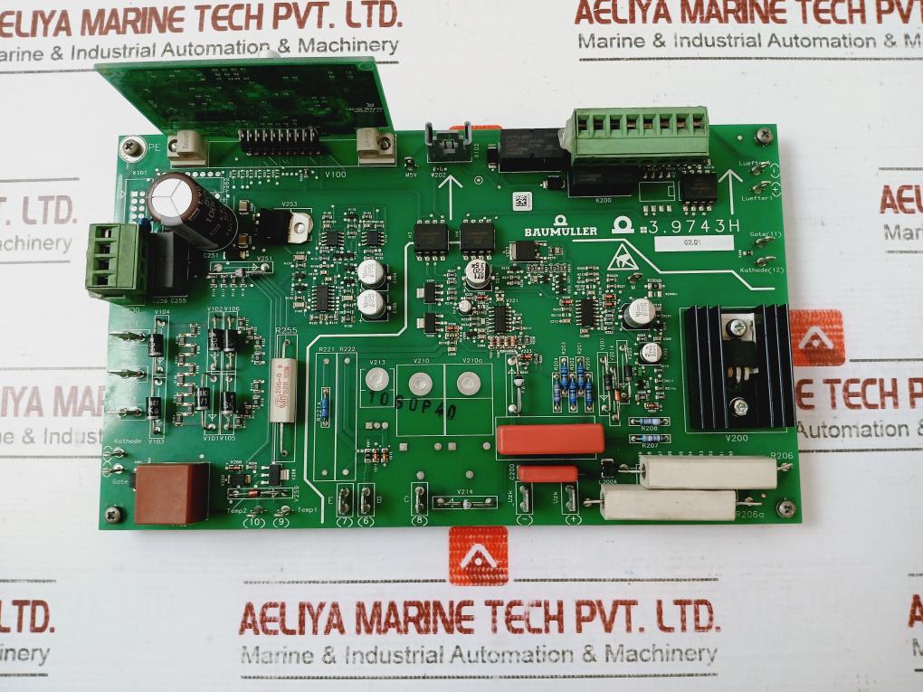 Baumuller 3.9743H Printed Circuit Board Ls 94V-0 Cbe-02 S-d