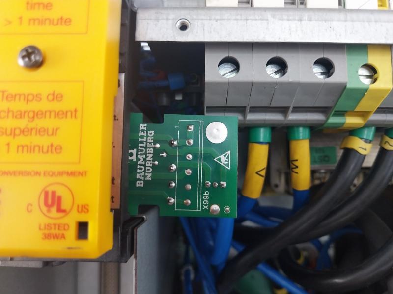 Baumuller Bum62t-100/130-54-m-039 Servo Drive Type Built-in Single Power Unit