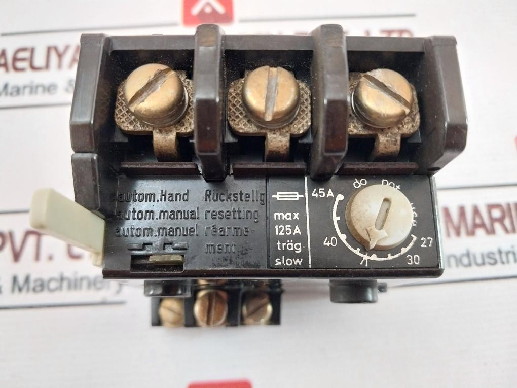 Bbc Tsa 45P Thermal Overload Relay 27-45A Used