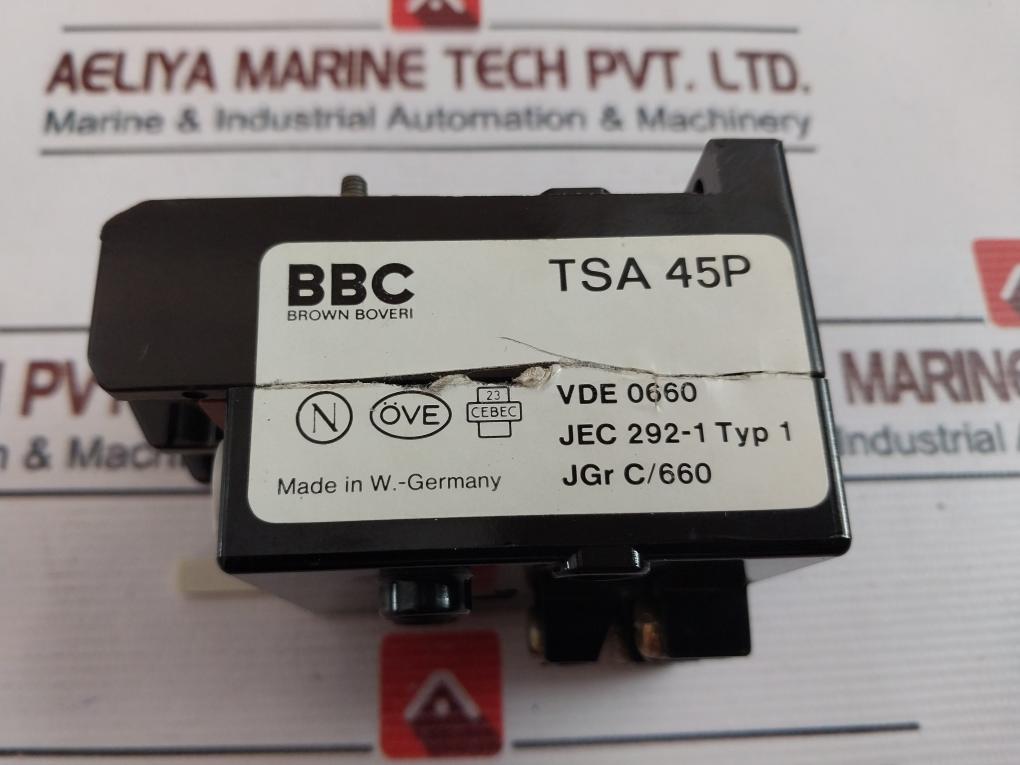 Bbc Tsa 45P Thermal Overload Relay Used