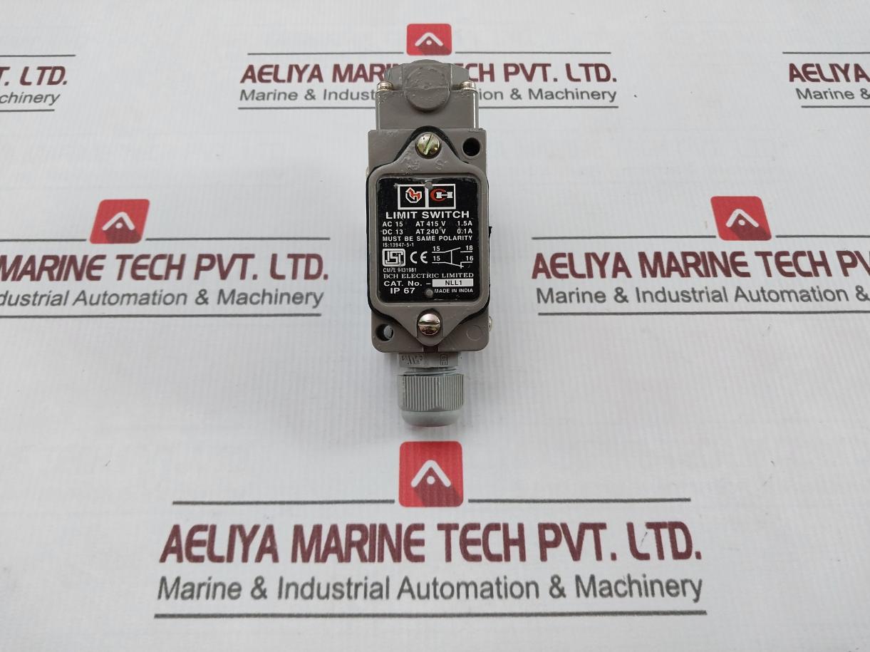Bch Electric Nll1 Limit Switch Ac 15 At 415V 1.5A