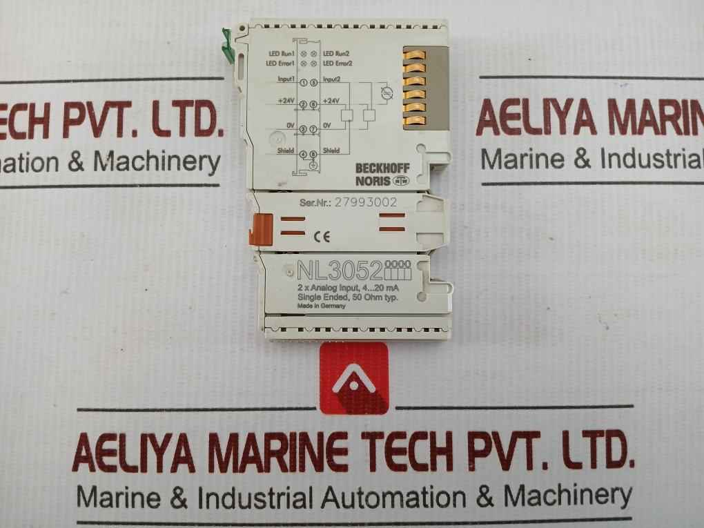 Beckhoff Analog Input Module 24 Vdc Nl3052