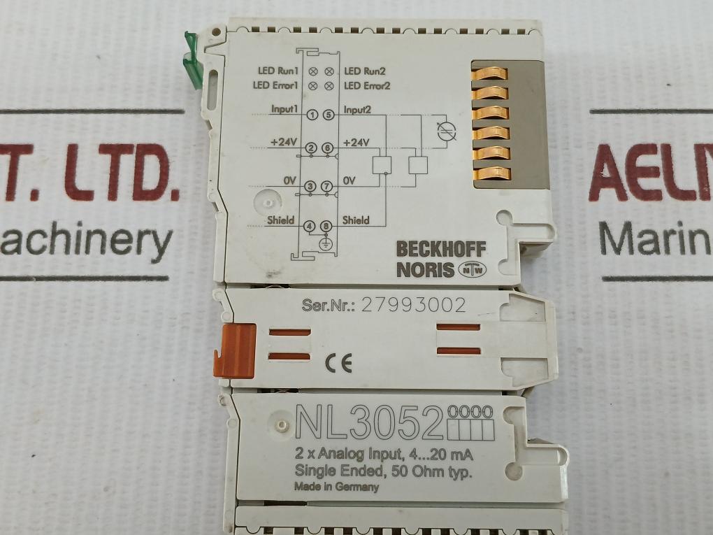 Beckhoff Analog Input Module 24 Vdc Nl3052