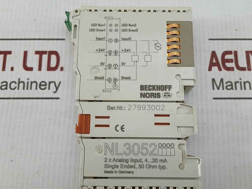 Beckhoff Analog Input Module 24 Vdc Nl3052
