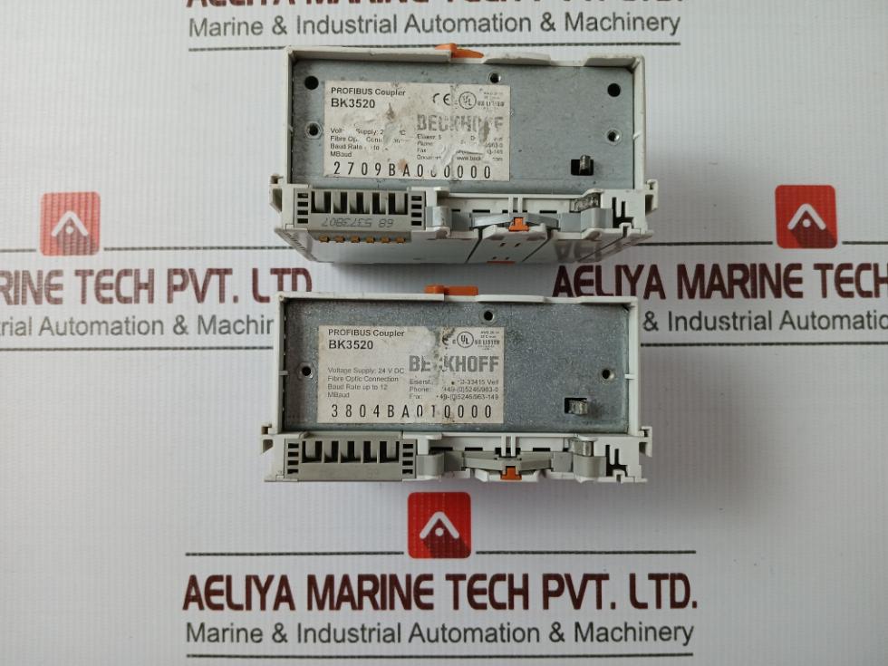 Beckhoff Bk3520 Profibus Economy Plus Bus Coupler 24Vdc