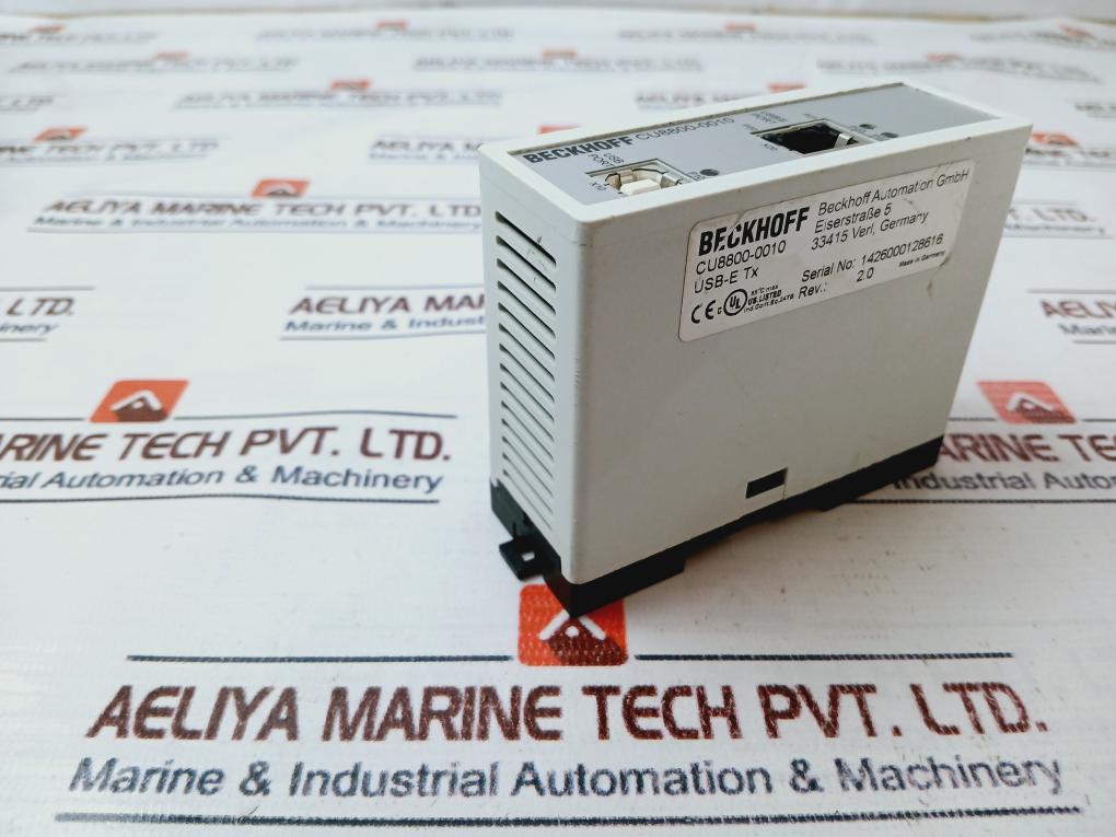 Beckhoff CU8800-0010 Ethernet Controller Rev 2.0