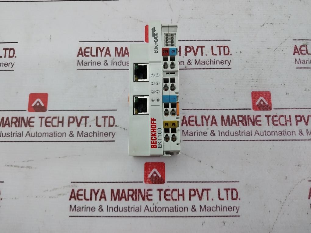 Beckhoff Ek1100 Coupler Ethercat Terminal 10Atex0075X Awg 28-14