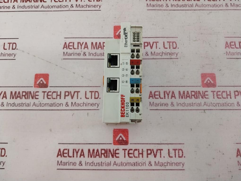 Beckhoff Ek1100 Ethercat Coupler Rev.Nr:0018 60 C Awg 28-14