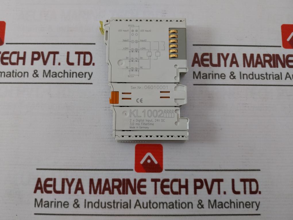 Beckhoff Kl1002 2-channel Digital Input Bus Terminal 24 V Dc 3 Ms
