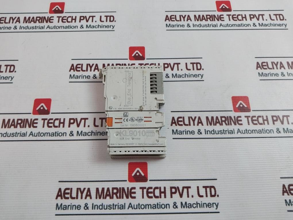 Beckhoff Kl9010 Bus End Terminal Module Awg 28-14