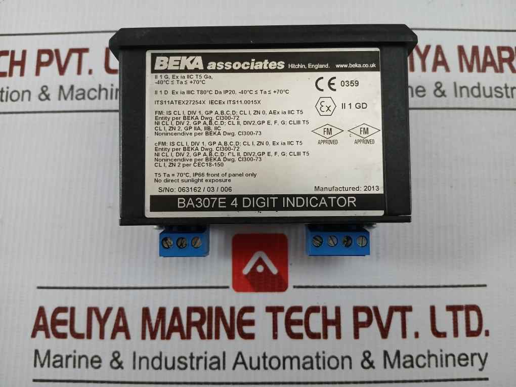 Beka Associates Loop Powered Indicator Ba307E-bl