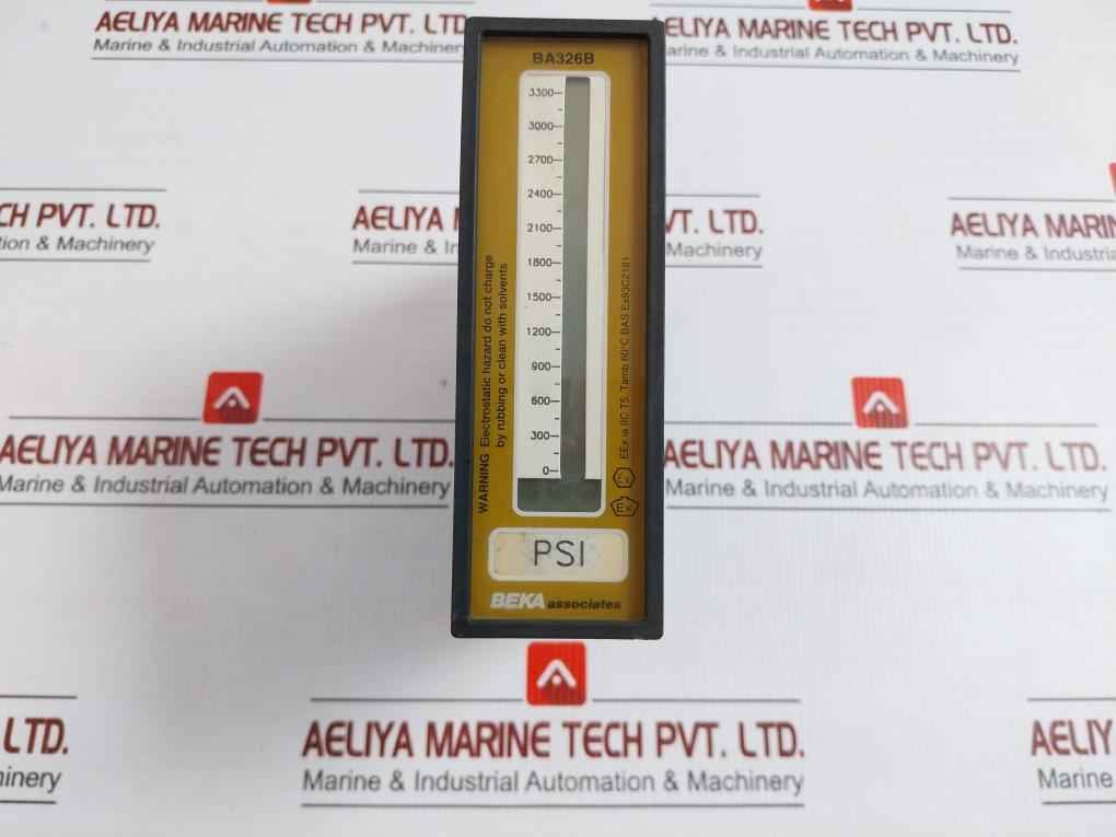 Beka Associates Process Indicator 0-3300Psi 24Ohm Ba326B
