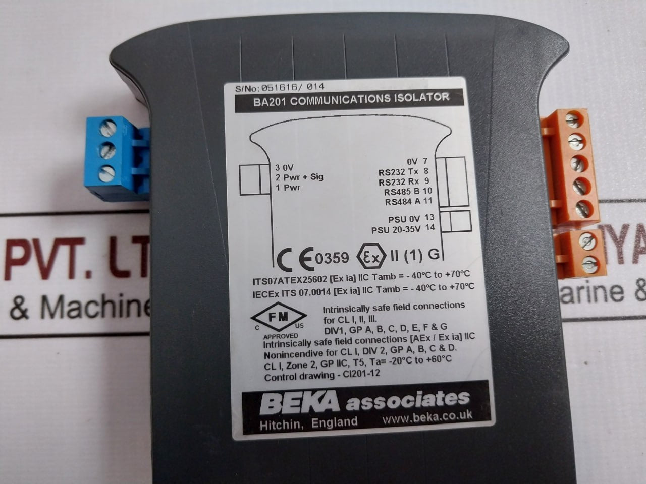 Beka Ba201 Communication Isolator