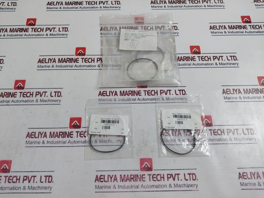 Lot of 5X BELT TIMING 6062022-S 76 Teeth