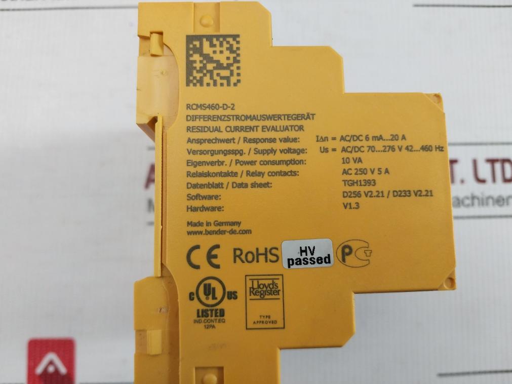 Bender Residual Current Evaluator Rcms460-d-2