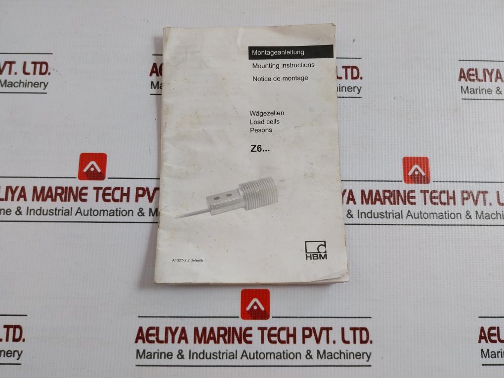Bending Beam Load Cell 6 Meter Z6Fc3 200Kg Hbm