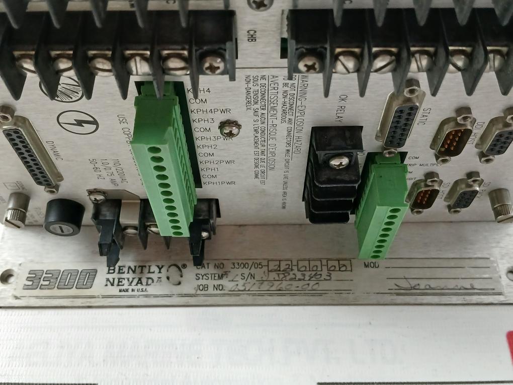 Bently Nevada 3300/12-01-20-00 Power Supply Module 89931-01 Rev: A 110/220Vac