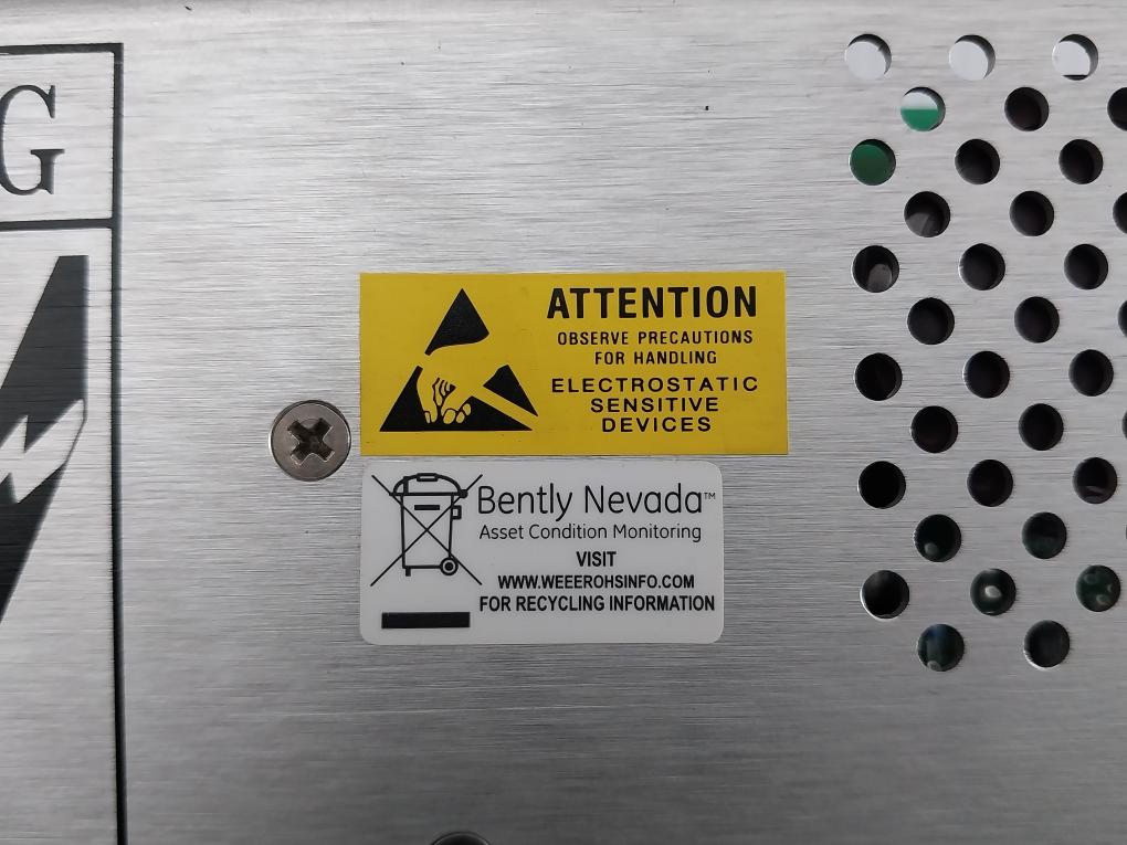 System Rack Module 3500/05-01-00-00-00 Bently Nevada 3500/25, 3500/53, 3500/33