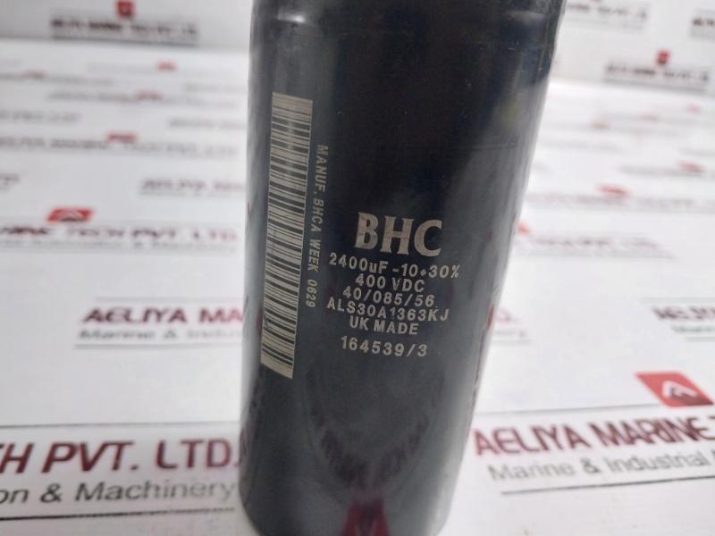 Bhc Als30A1363Kj Capacitor 2400Uf 400Vdc 40/085/56 164539/3