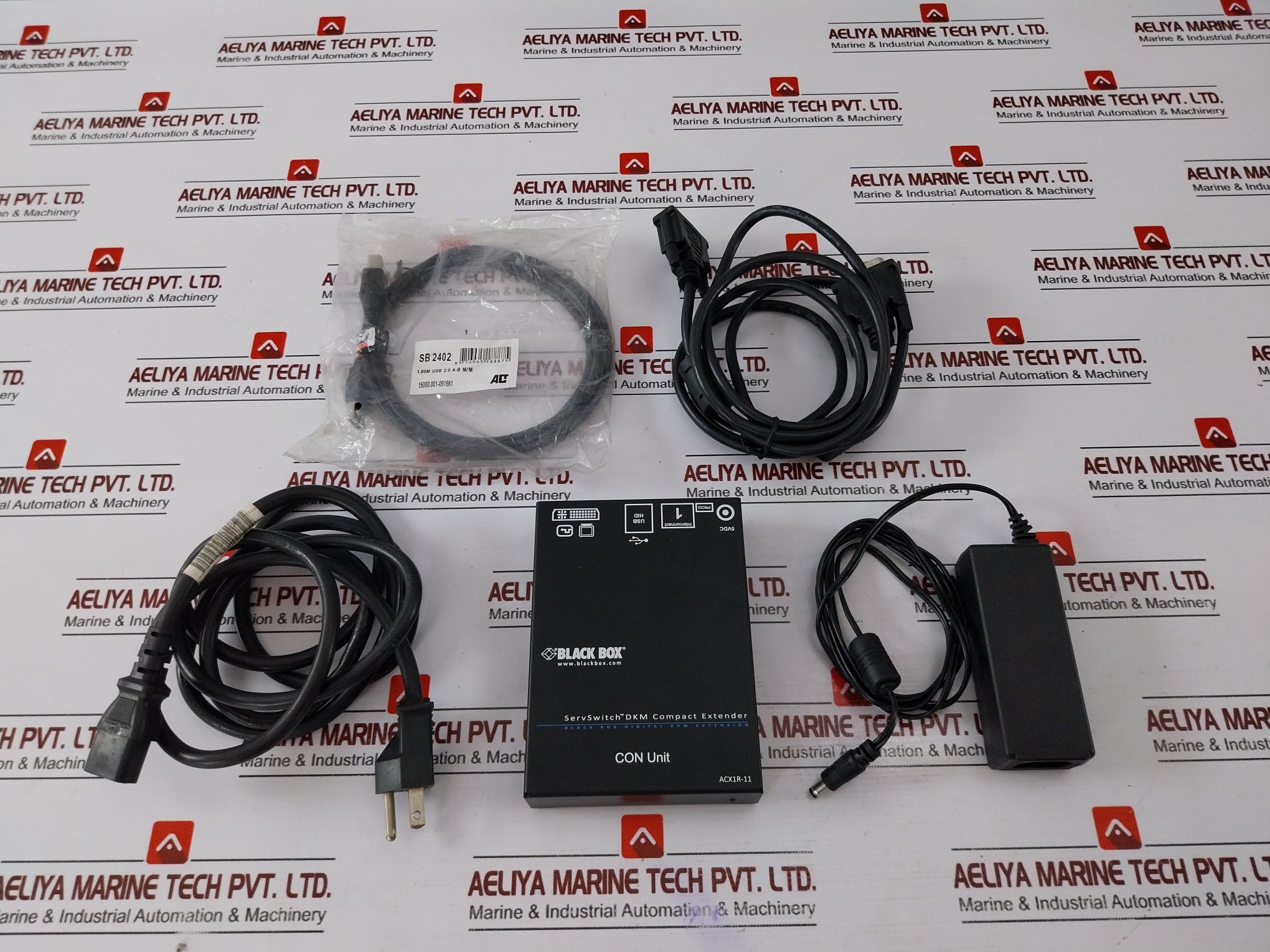 Black Box Acx1R-11-c Dkm Compact Extender Unit Set Kvm Receiver Gy9802 E144357