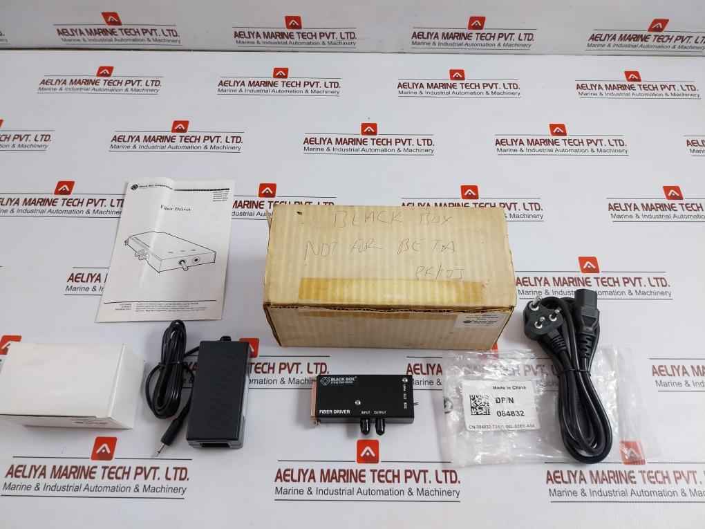 Black Box Asynchronous Fiber Driver Md940A-mst Input 100-240Vac 50-60Hz 0.2A