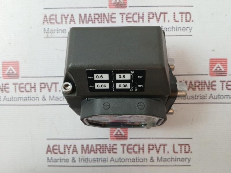 Bollfilter 4.36.2 Differential Pressure Indicator 0550001 0.6 - 0.8 Bar