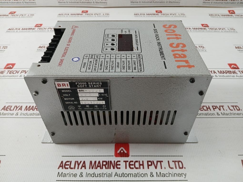 Boo-Rock-Instrument-F3000-440V-60Hz-5-5-Kw-Motor-Soft-Starter-Bri-455F-208003-6