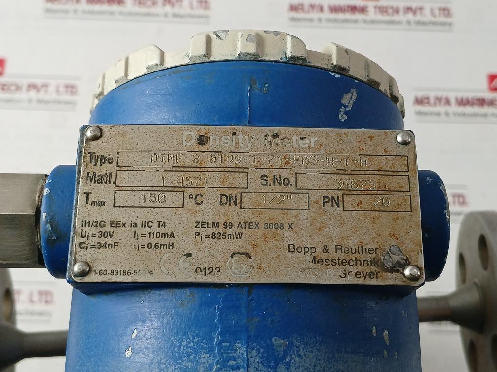 Bopp & Reuther Dimf 2.0Tvs-i-71-e05-n-1-h Density Meter 30V 110Ma